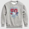 Dziecięca bluza polarowa z okrągłym dekoltem „Peanuts Snoopy Hockey”
