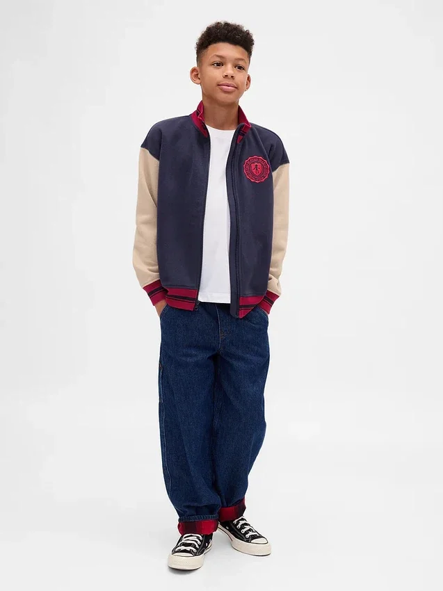 Dziecięca bluza typu varsity „Stranger Things” z serii Vintagesoft