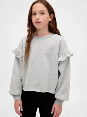 Dziecięca bluza z falbanami z serii Vintagesoft