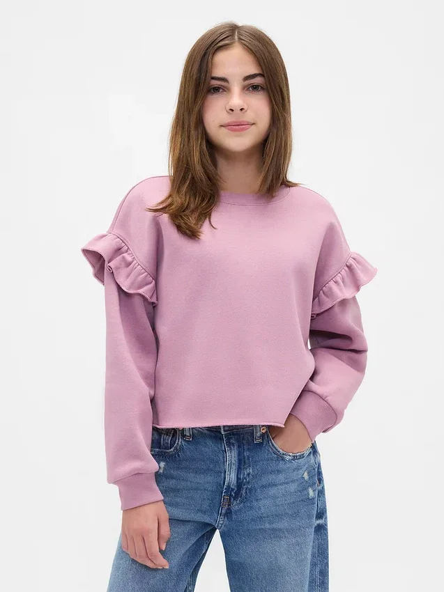 Dziecięca bluza z falbanami z serii Vintagesoft