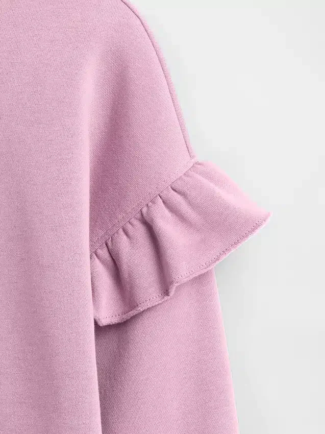 Dziecięca bluza z falbanami z serii Vintagesoft