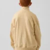 Dziecięca bluza z frotte Vintagesoft o luźnym kroju z półzamkiem