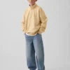 Dziecięca bluza z frotte Vintagesoft o luźnym kroju z półzamkiem