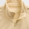 Dziecięca bluza z frotte Vintagesoft o luźnym kroju z półzamkiem