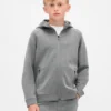 Dziecięca bluza z kapturem GapFit Tech Quick-Dry Zip