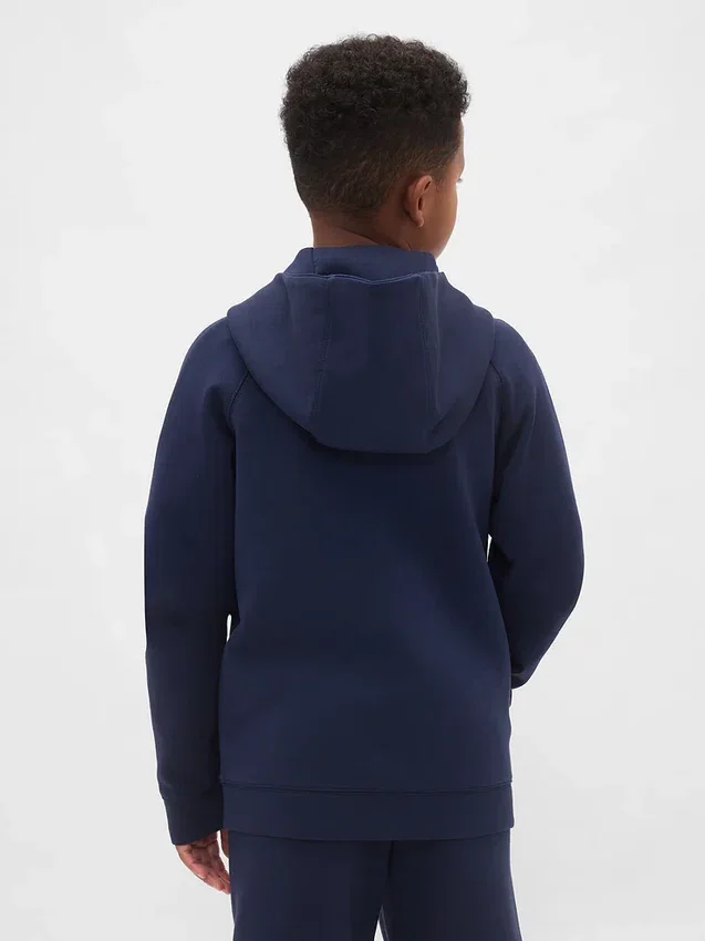 Dziecięca bluza z kapturem GapFit Tech Quick-Dry Zip