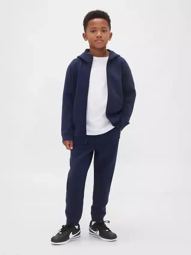 Dziecięca bluza z kapturem GapFit Tech Quick-Dry Zip