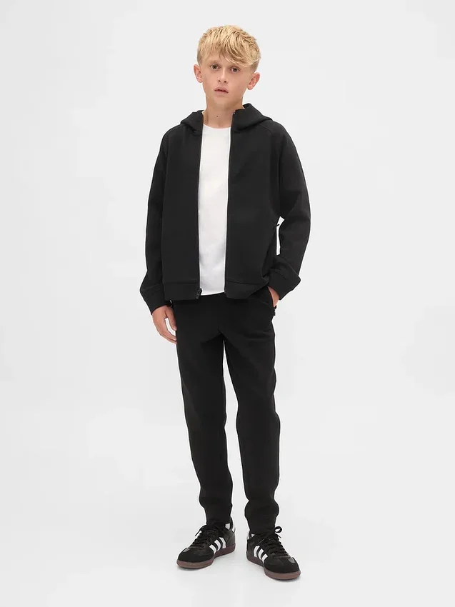 Dziecięca bluza z kapturem GapFit Tech Quick-Dry Zip