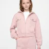 Dziecięca bluza z kapturem i zamkiem, model Vintagesoft