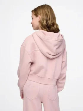 Dziecięca bluza z kapturem i zamkiem, model Vintagesoft