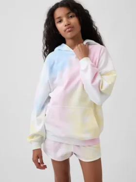 Dziecięca bluza z kapturem oversize z materiału Vintagesoft Terry