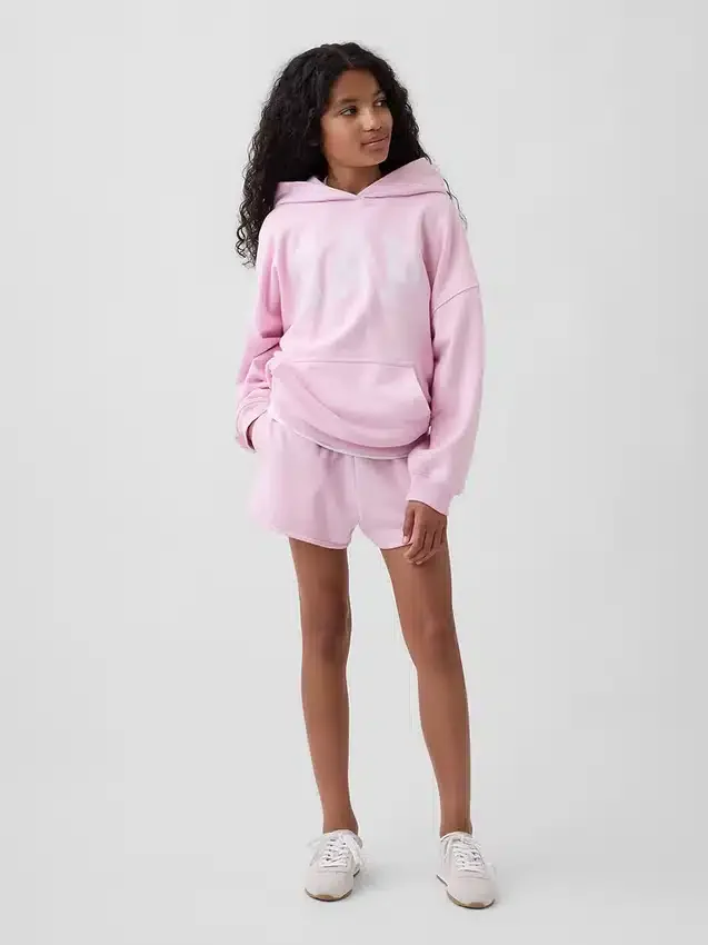 Dziecięca bluza z kapturem oversize z materiału Vintagesoft Terry