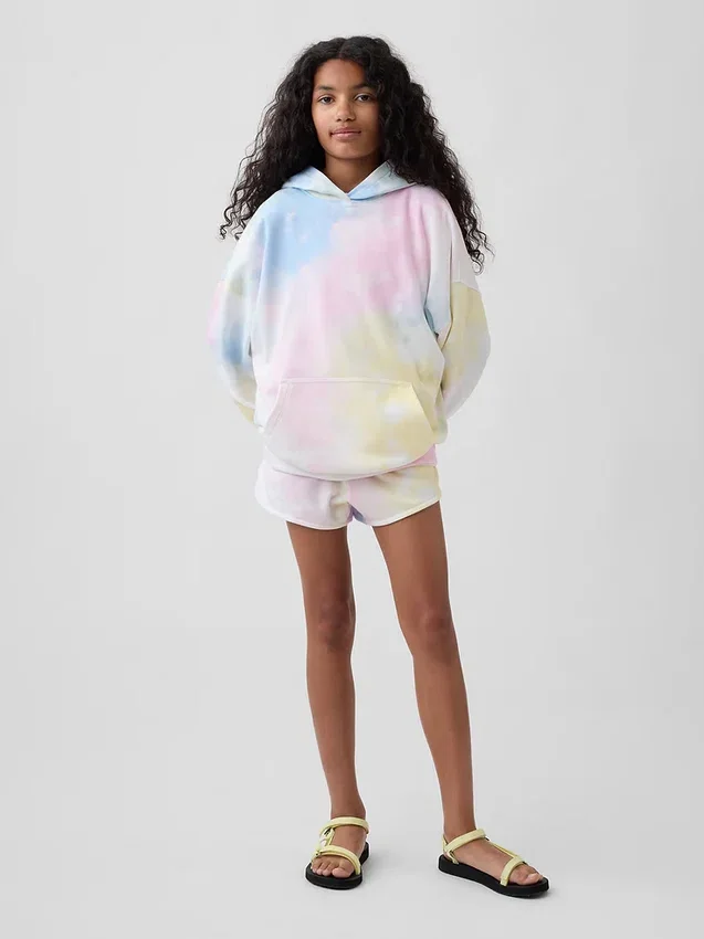 Dziecięca bluza z kapturem oversize z materiału Vintagesoft Terry