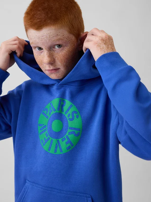 Dziecięca bluza z kapturem Robert Indiana Vintagesoft