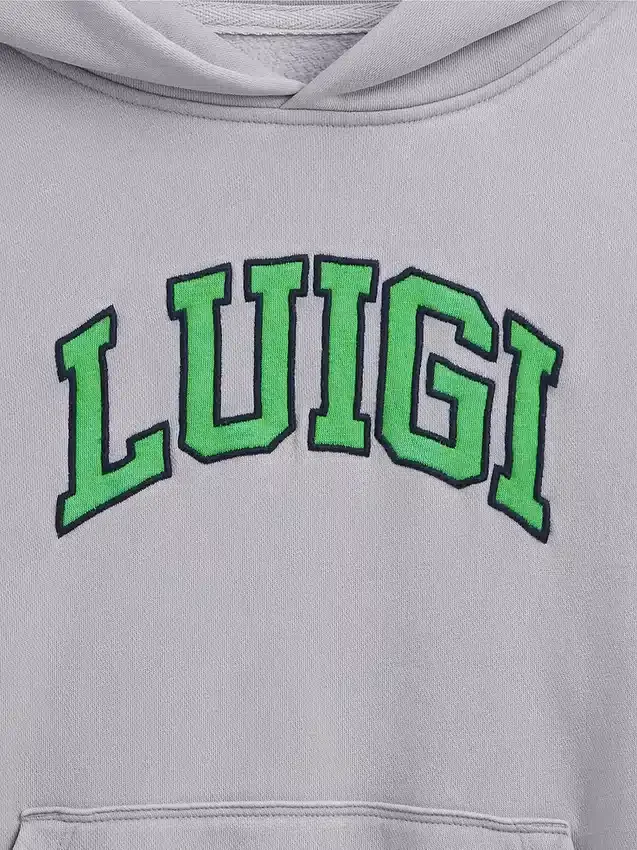 Dziecięca bluza z kapturem Super Mario Vintagesoft o luźnym kroju
