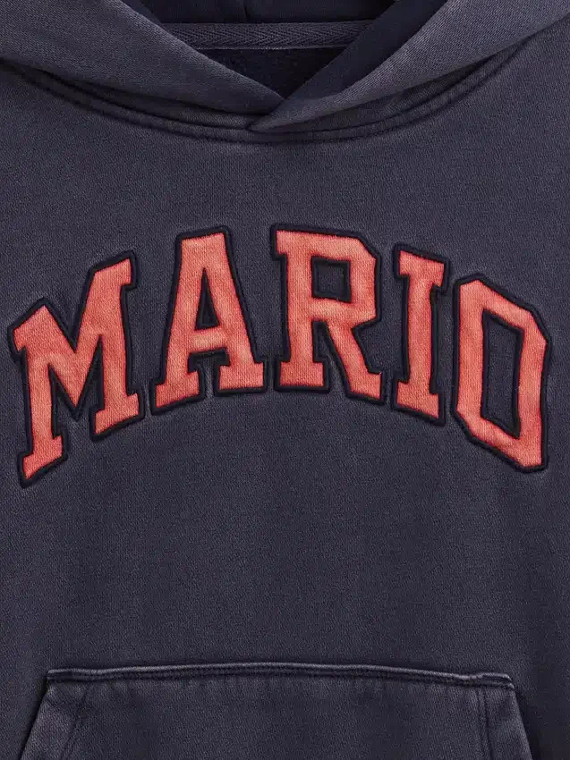 Dziecięca bluza z kapturem Super Mario Vintagesoft o luźnym kroju
