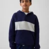 Dziecięca bluza z kapturem typu Henley Vintagesoft o luźnym kroju