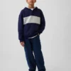 Dziecięca bluza z kapturem typu Henley Vintagesoft o luźnym kroju