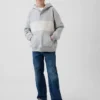 Dziecięca bluza z kapturem typu Henley Vintagesoft o luźnym kroju