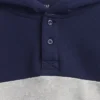Dziecięca bluza z kapturem typu Henley Vintagesoft o luźnym kroju