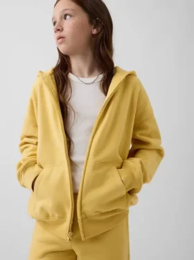 Dziecięca bluza z kapturem Vintagesoft na zamek
