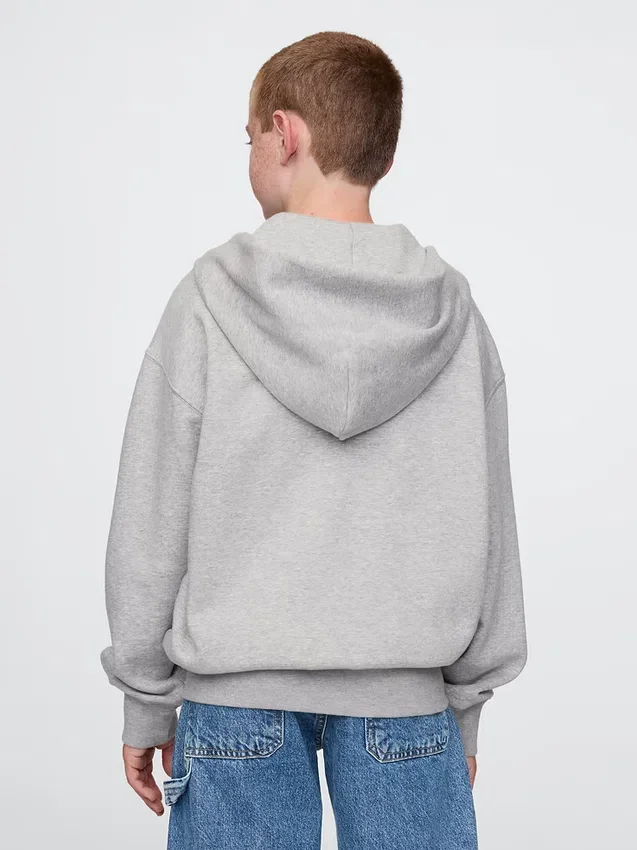 Dziecięca bluza z kapturem Vintagesoft na zamek