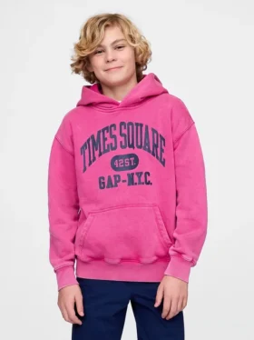 Dziecięca bluza z kapturem Vintagesoft NYC Times Square