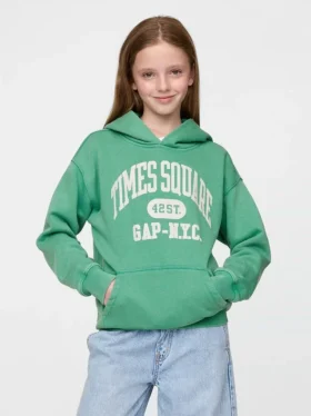 Dziecięca bluza z kapturem Vintagesoft NYC Times Square