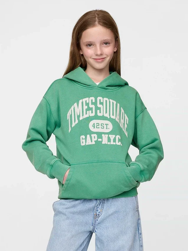 Dziecięca bluza z kapturem Vintagesoft NYC Times Square
