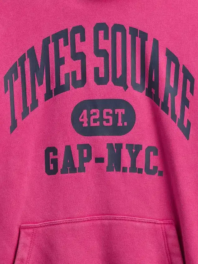 Dziecięca bluza z kapturem Vintagesoft NYC Times Square