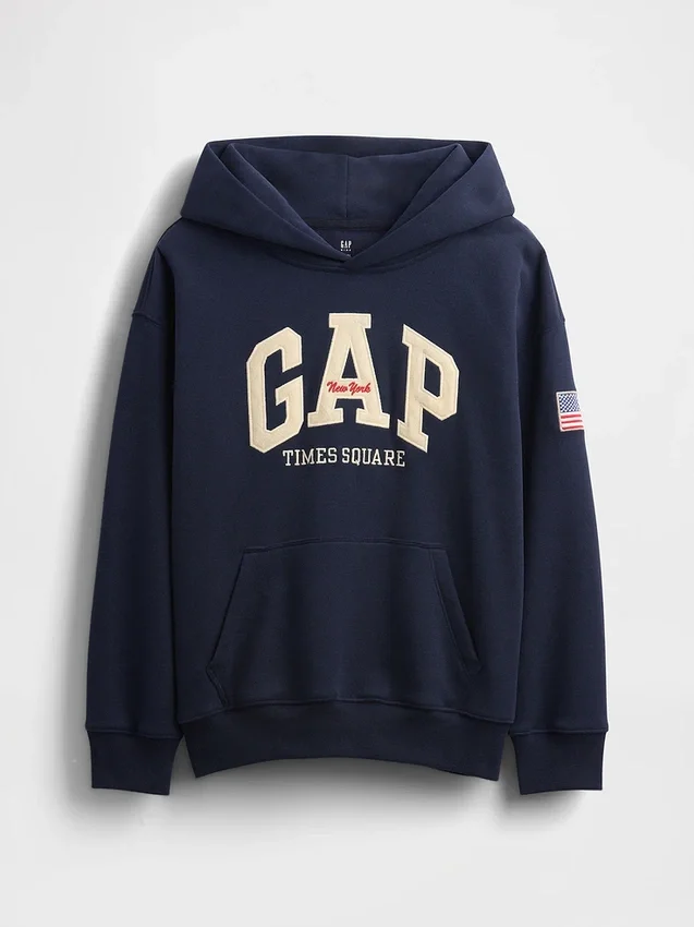 Dziecięca bluza z kapturem Vintagesoft NYC Times Square
