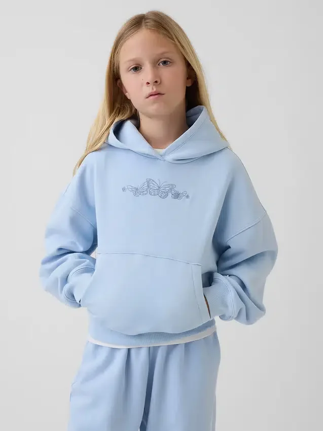 Dziecięca bluza z kapturem Vintagesoft o luźnym kroju