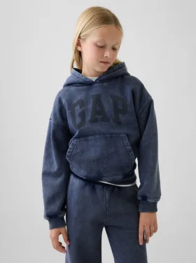 Dziecięca bluza z kapturem Vintagesoft o luźnym kroju