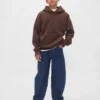 Dziecięca bluza z kapturem Vintagesoft o luźnym kroju