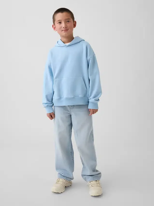 Dziecięca bluza z kapturem Vintagesoft o luźnym kroju
