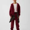 Dziecięca bluza z kapturem Vintagesoft o luźnym kroju i zamkiem błyskawicznym