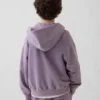 Dziecięca bluza z kapturem Vintagesoft o luźnym kroju i zamkiem błyskawicznym