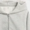 Dziecięca bluza z kapturem Vintagesoft o luźnym kroju z koronkową lamówką i zamkiem błyskawicznym