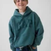 Dziecięca bluza z kapturem Vintagesoft o luźnym kroju z logo