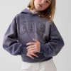 Dziecięca bluza z kapturem Vintagesoft o luźnym kroju z logo