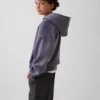 Dziecięca bluza z kapturem Vintagesoft o luźnym kroju z logo