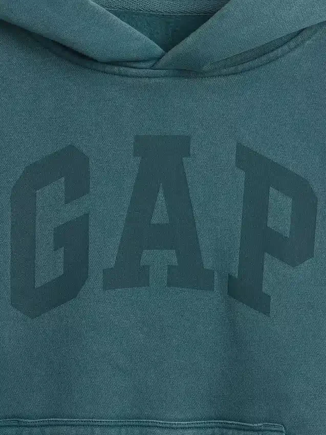 Dziecięca bluza z kapturem Vintagesoft o luźnym kroju z logo