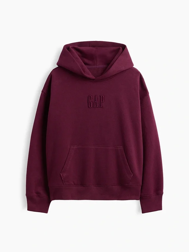 Dziecięca bluza z kapturem Vintagesoft o luźnym kroju z logo