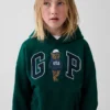 Dziecięca bluza z kapturem Vintagesoft o luźnym kroju z logo Brannan Bear