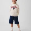 Dziecięca bluza z kapturem Vintagesoft o luźnym kroju z logo Brannan Bear