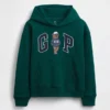 Dziecięca bluza z kapturem Vintagesoft o luźnym kroju z logo Brannan Bear