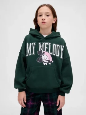 Dziecięca bluza z kapturem Vintagesoft Oversized Hello Kitty