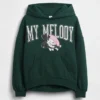Dziecięca bluza z kapturem Vintagesoft Oversized Hello Kitty