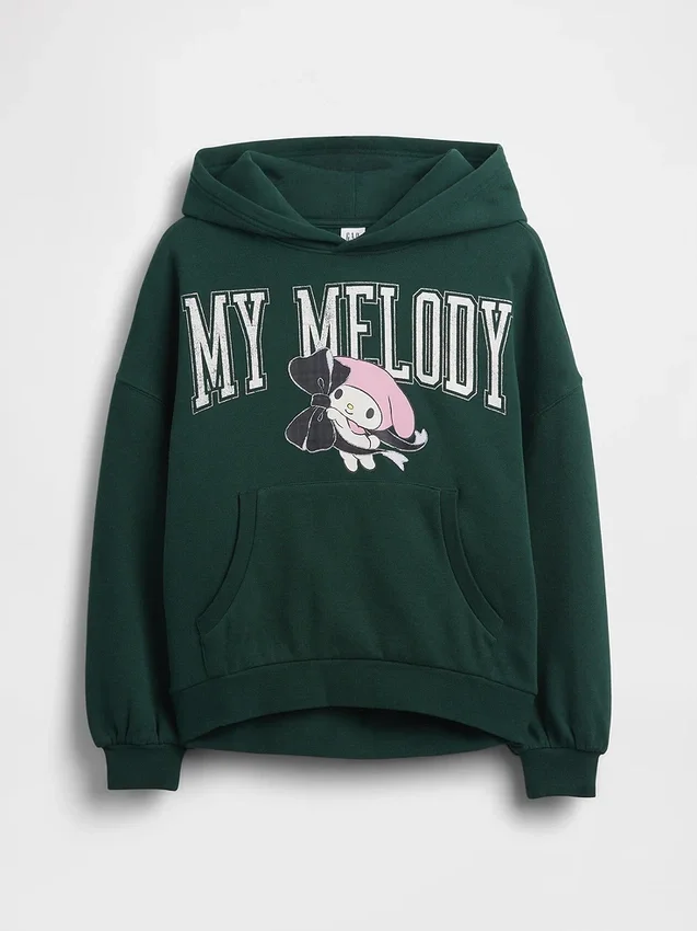 Dziecięca bluza z kapturem Vintagesoft Oversized Hello Kitty