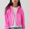 Dziecięca bluza z kapturem Vintagesoft Oversized Logo Zip
